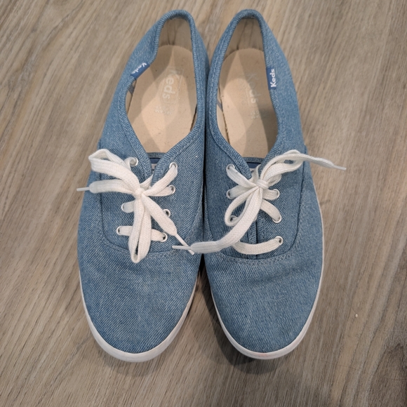 Keds Blue Canvas Sneakers - Picture 1 of 5